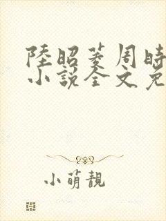 陆昭菱周时阅的小说全文免费阅读