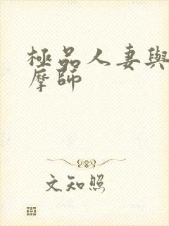 极品人妻与男按摩师封面
