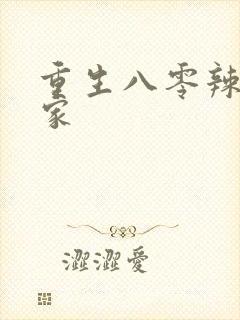 重生八零辣妻当家