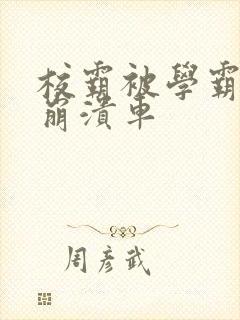 校霸被学霸玩到崩溃车封面
