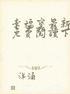 幸福宝最新章节免费阅读下载