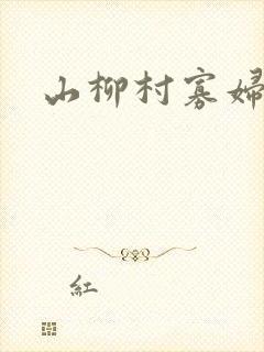 山柳村寡妇情史