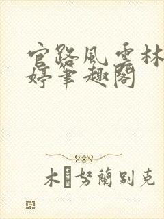 官路风云林海姜婷笔趣阁