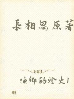 长相思原著小说
