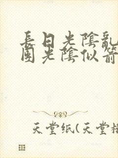 长日光阴乱作一团光阴似箭眇眇