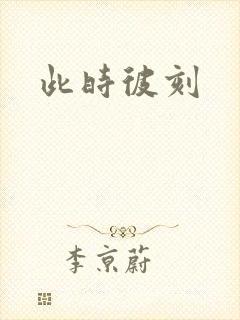 此时彼刻封面