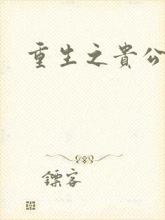 重生之贵公子