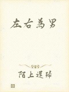 左右为男封面