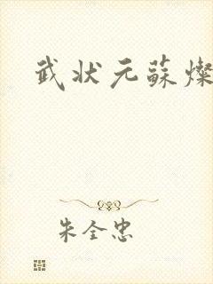武状元苏灿
