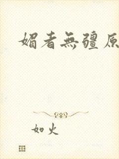 媚者无疆原著