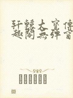 轩辕大宝传奇笔趣阁无弹窗