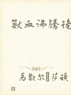 兽血沸腾后传