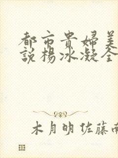 都市贵妇美腿小说杨冰凝全文阅读