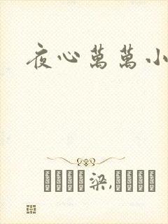 夜心万万小说