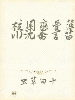 校园恋爱簿(lvl)沈乔言苗