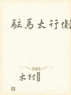 驻马太行侧