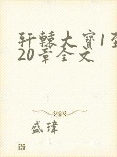 轩辕大宝1至720章全文