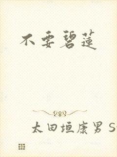 不要碧莲封面