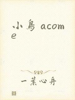 小鸟 acome