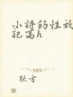 小诗的性放荡日记高h
