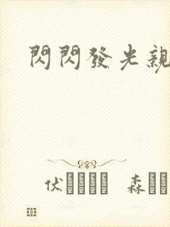 闪闪发光亲情会封面