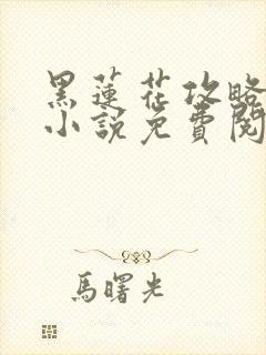 黑莲花攻略手册小说免费阅读全文