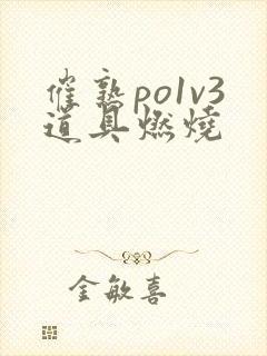 催熟po1v3道具燃烧封面