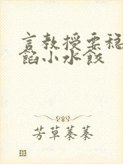 言教授要稳住肉馅小水饺封面