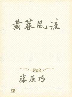 黄蓉风流封面
