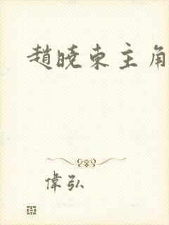 赵晓东主角小说