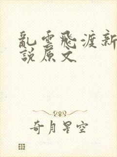 乱云飞渡新编小说原文封面