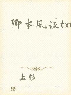 卿本风流txt封面