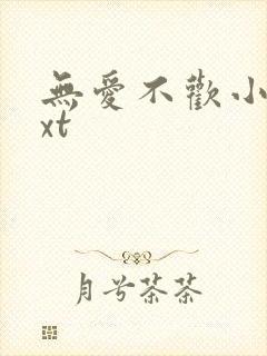 无爱不欢小说txt