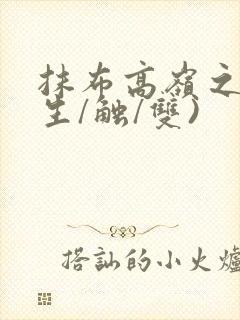 抹布高岭之花(生/触/双)