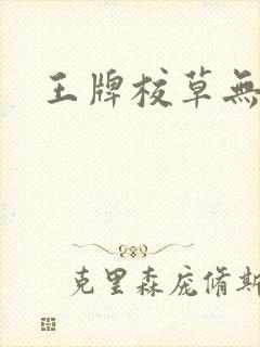 王牌校草无限爱
