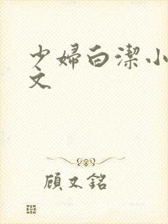 少妇白洁小说全文