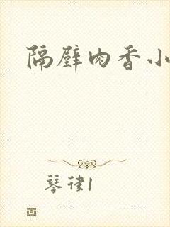 隔壁肉香小说