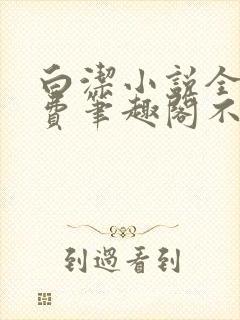 白洁小说全文免费笔趣阁不知所措封面
