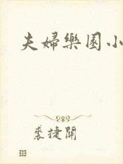 夫妇乐园小说