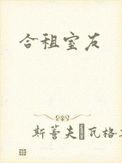合租室友