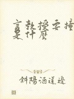 言教授要撞坏了是什么封面