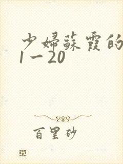 少妇苏霞的沉沦1一20