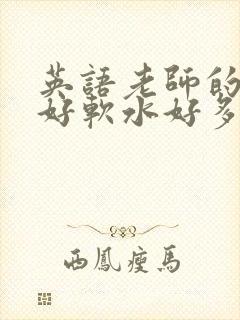 英语老师的兔子好软水好多