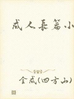 成人长篇小说