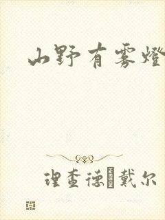 山野有雾灯