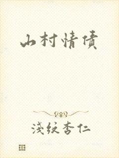 山村情债封面