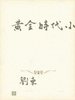 黄金时代小说封面