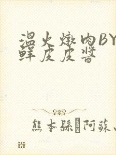 温火炖肉BY海鲜皮皮酱封面