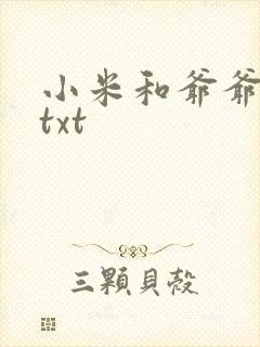 小米和爷爷全篇txt封面