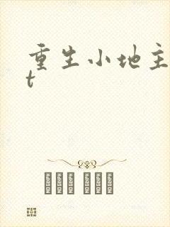 重生小地主txt封面